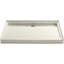 Groove 48" x 36" Single Threshold Rear Center Drain Shower Base-856914468-883101264