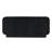 Mocca Elysian 71" Wide Mindi Wood 4-Dr Sideboard, Black