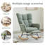Chaise berçante rembourrée avec dossier haut-2018113859