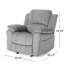 Fauteuil inclinable manuel oscillant standard de 38,5 po de largeur