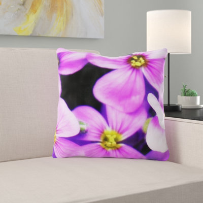 Coussin décoratif fleurs