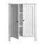 Armoire de rangement à 2 tablettes