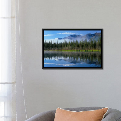 " Lake Reflecting Mountain Range And Forest, Kluane National Park, Yukon, Canada " by Tim Fitzharris