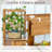 Outdoor Wooden Garden Workbench, Potting Station With Drawer, Brown. Firwood Construction, Waterproof, 110Lbs Supported, For Patio, Courtyards, Balcony Table, Workstation, Waterproof Firwood,