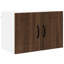 Vidaxl Kitchen Wall Cabinet With Shelf 2 Pcs Old Wood 60 X 31 X 40 Cm-121217774
