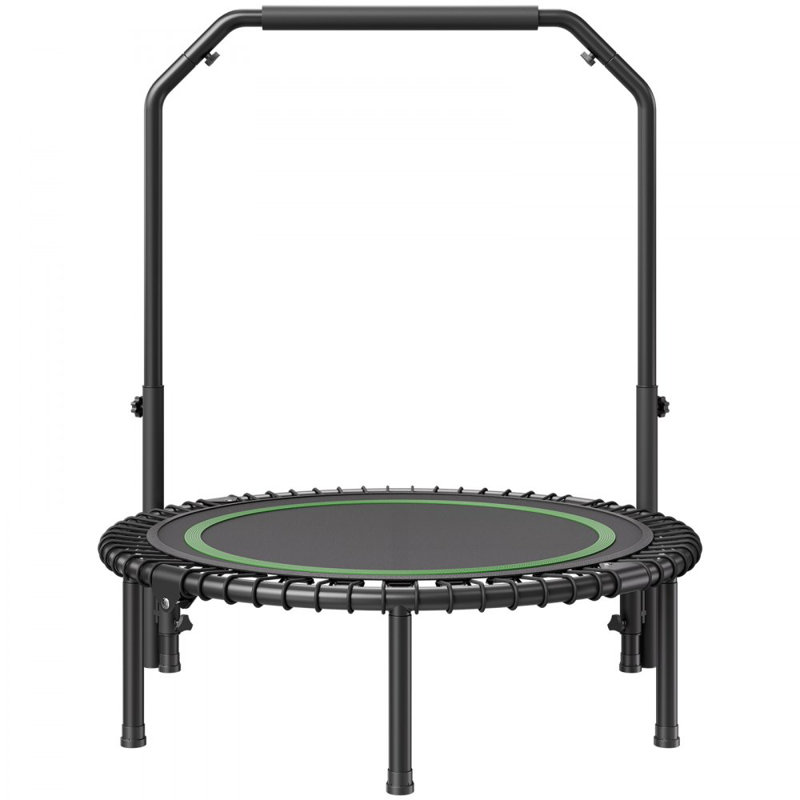 Mini trampoline d'exercice 40 "pliable pour adultes avec poignée