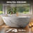 67" Solid Surface Freestanding Bathtub