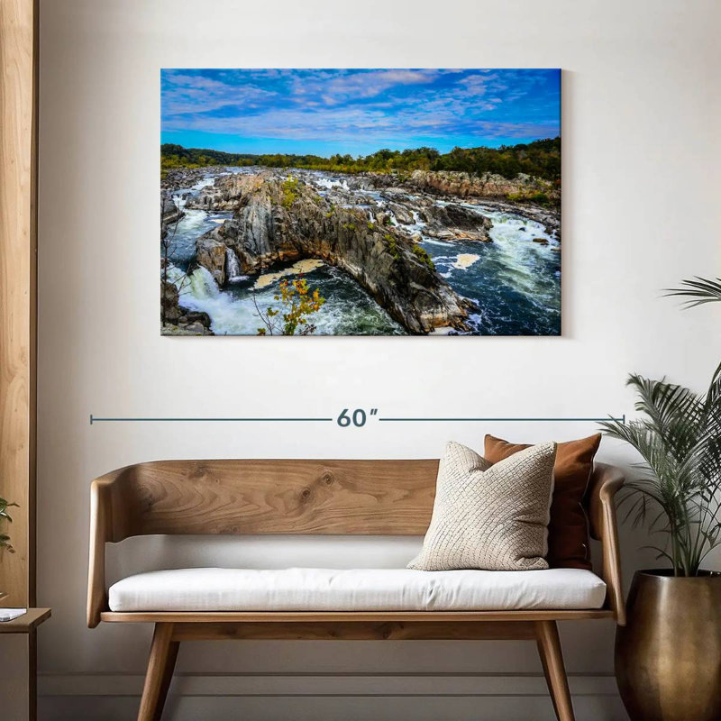 Great Falls, 30" H x 45" W