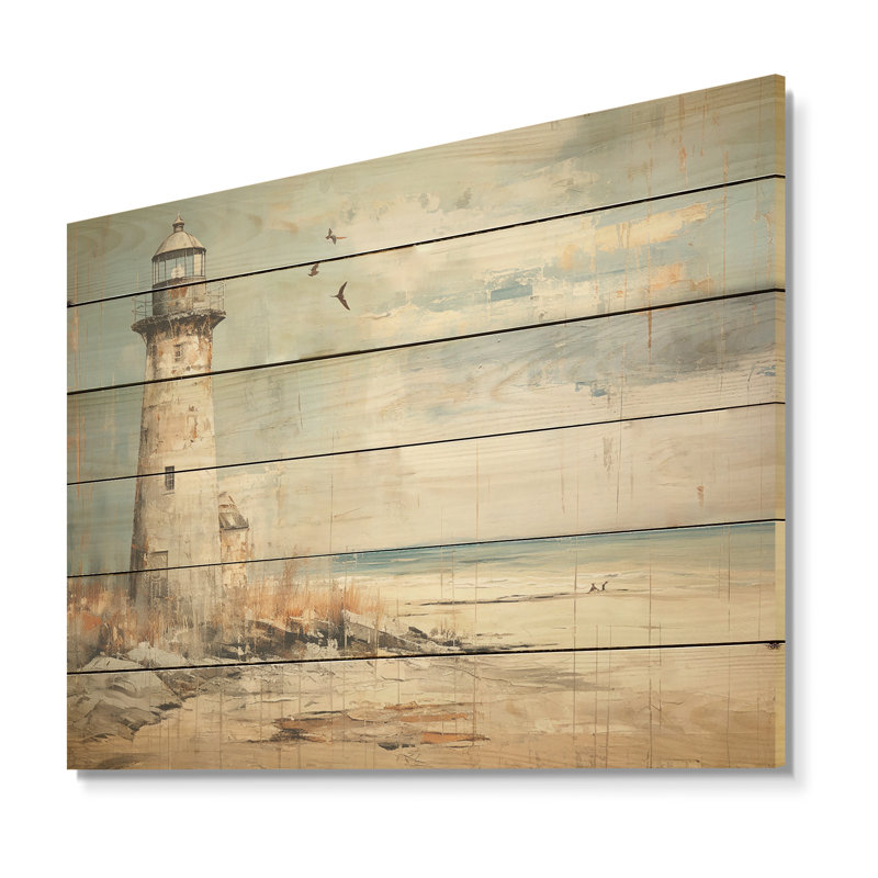 «Horizon I», art mural sur bois de pin naturel, H 24 po x l 32 po