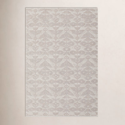 Hand-Tufted Floral Wool Rug