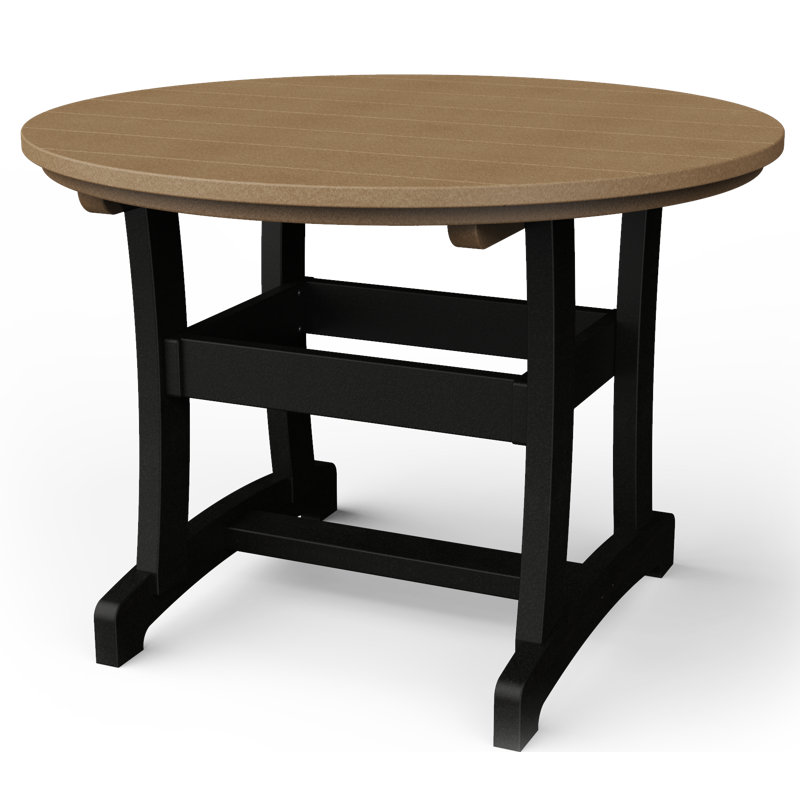 Table de salle à manger Stella, H 42 po x l 42 po x P 42 po, Noir