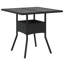 Petronio Square Metal Outdoor Dining Table , 80cm cm W 80cm cm D-2005314893