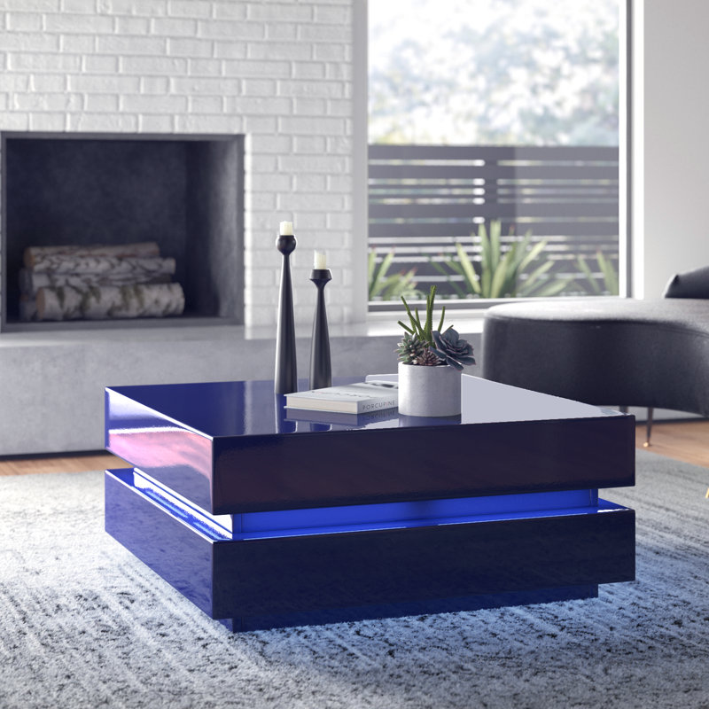 Table basse Arsad, Bleu océan