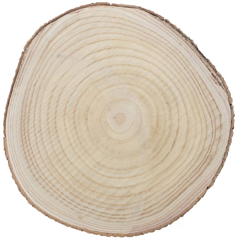 Millwood Pines Paulk Wood Tray, 1.25" H x 18" W x 18" D
