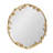 Rosella Round Ornate Metal Wall Mirror-823840311