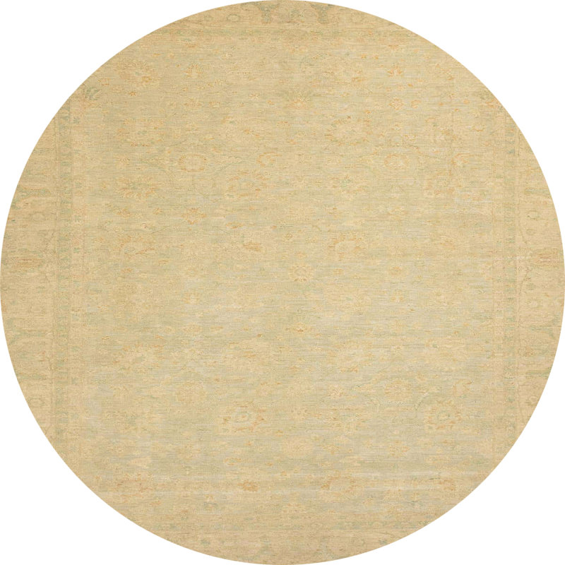 Abstract Indoor Rug, Round 6'