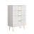 24" Modern Nightstand With 4 Drawers