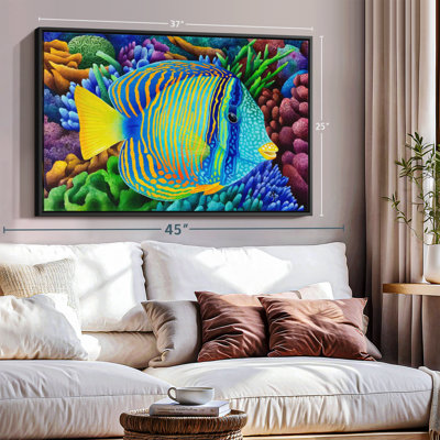 Animal " Sailfin Tang Wall Art "