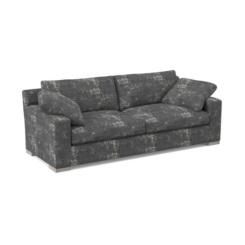 Morgan Sofa, Bisque, White Caps Fog Viscose