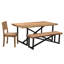Banc en bois massif Garica-977602964