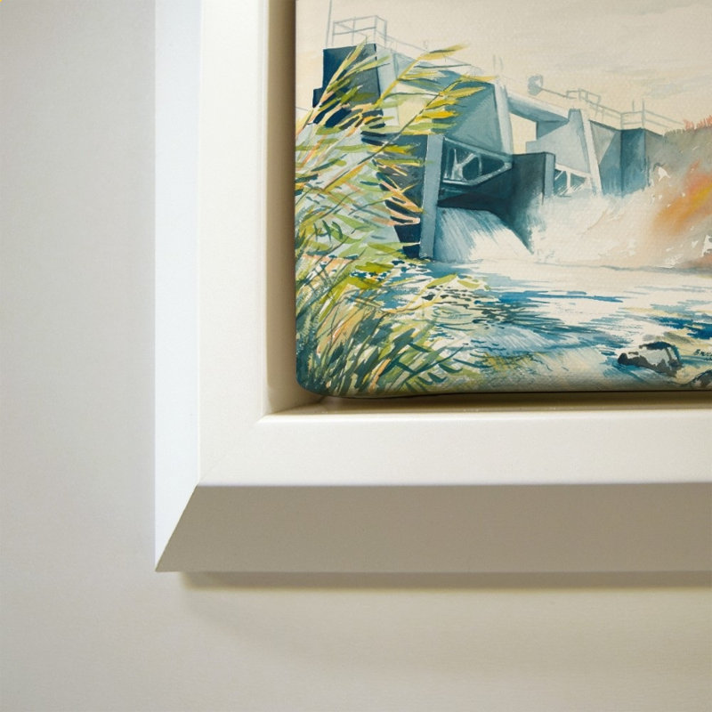 «Industrial Dam» par Bruce Nawrocke - Impression sur toile