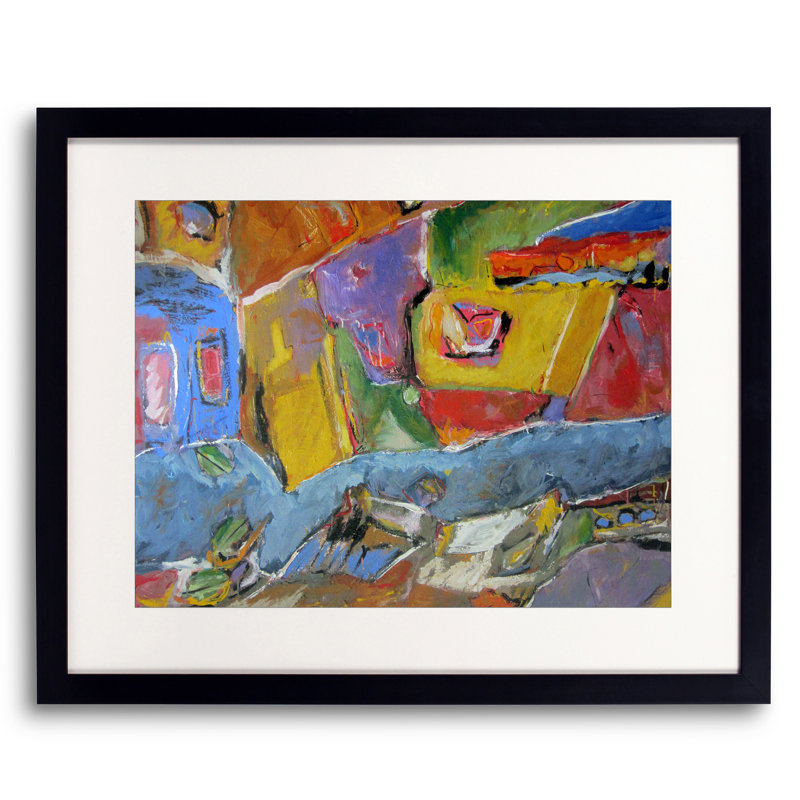 Atlantis Print by William O'connor, Black Framed Paper, 17.25" H x 21.25" W