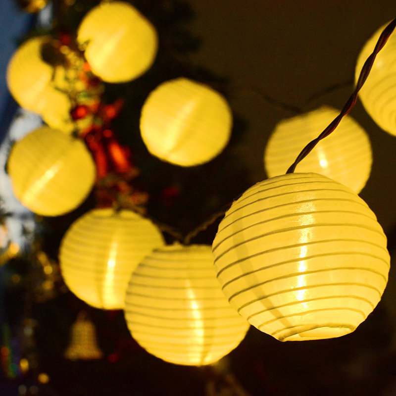 White Paper Lanterns Great Home, Party & Wedding Decorations (Set of 10), 10" H x 10" W x 2" D
