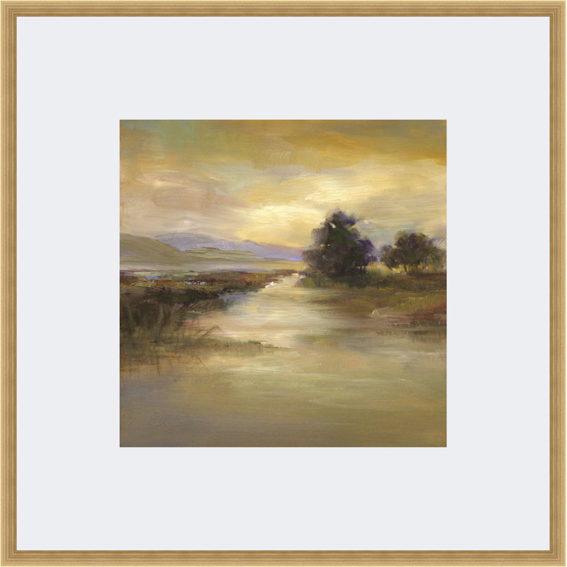 « eaux edge i », reproduction d’art encadrée