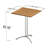 30'' L Square Breakroom Table