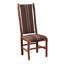  Chaise d'appoint rembourrée à dossier haut Hickory - Matériau du client-1363422370