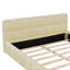 Queen Size Upholstered Platform Bed With Thick Fabric-259030681