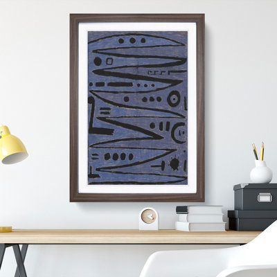 Heroic Strokes of the Box by Paul Klee - Picture Frame Painting
