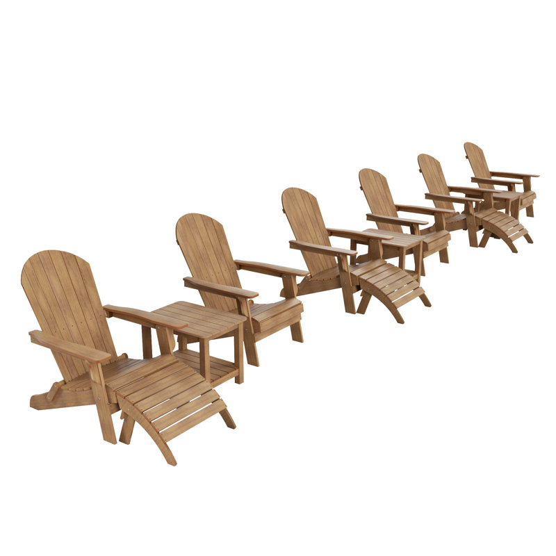 Arrlo 6 - Person Patio Conversation Set, Teak