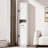 69“ Tall Bathroom With 2 Barn Doors, Narrow Storage Bookcase, Freestanding Display Shelf-1384055177