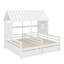 Lit plateforme simple avec 2 tiroirs pour lits partagés-1093118142