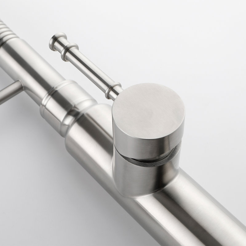 Home Adores Pull Down Kitchen Faucet, Brushed Nickel