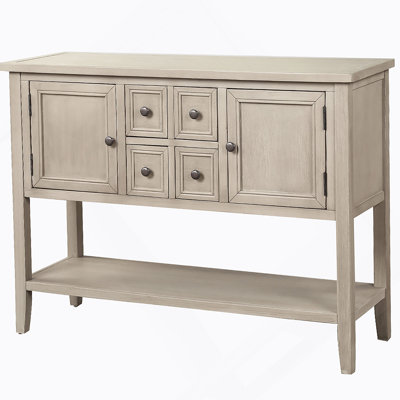 Cambridge Series Buffet Sideboard Console Table With Bottom Shelf