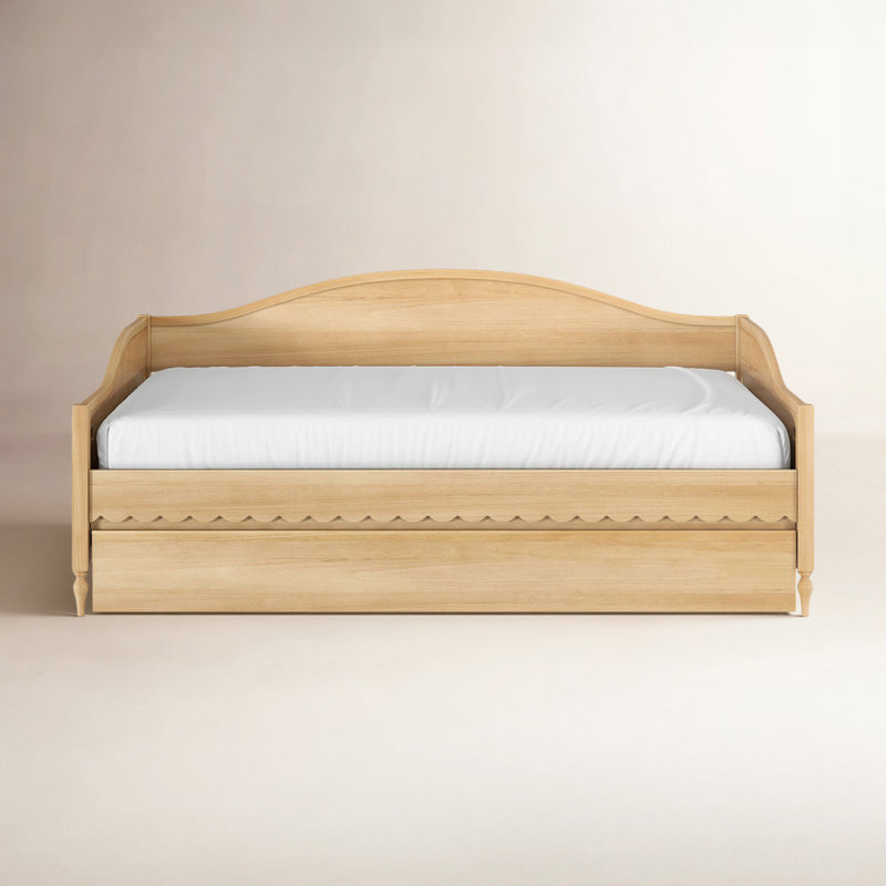 Lit de jour Dolly Twin avec lit gigogne, blond, Blond
