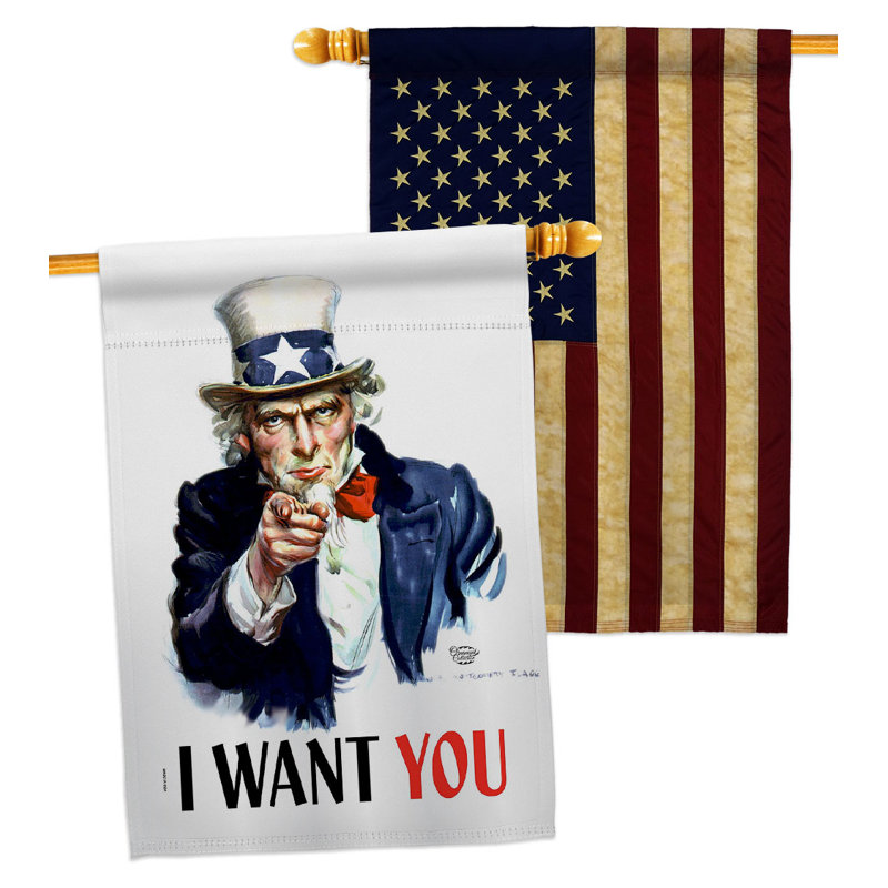 Drapeau de maison à 2 côtés en polyester / mélange de polyester 40 x 28 po