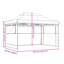 Vidaxl Foldable Party Tent Pop-Up With 4 Sidewalls Patio Gazebo Canopy Shelter-125169061-125169069-125169071