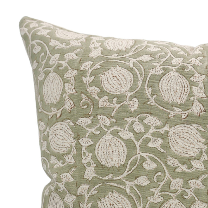 Fabdivine Luxury Handmade Cotton Cushion Cover to Add Warmth and Elegance - 6 Kamal, Square, 16" x 16"