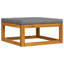 Repose-pieds avec coussin en bois d'acacia massif-1222434450