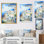 «Blue and White Santoriniisles I», art mural Grèce