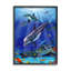 Au-487-Estampe numérique dauphins et poissons par Interlitho, peinture-88104806-88104805