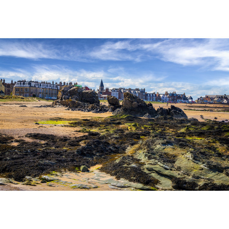 The Beach At Low Tide by Ewg3D - Print