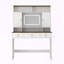Coiffeuse Farmhouse avec miroir lumineux et rangement