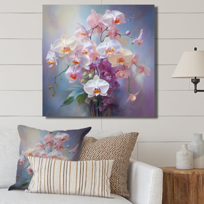 Impression romantique «Peach Orchids» - Impression