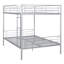 Lit superposé double au-dessus de double, argent-216745904-216745906