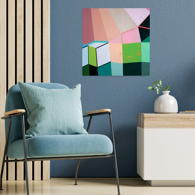 Angles No. 1 Abstract Modern Art, 18" H x 18" W