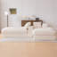 Chaise longue surdimensionnée avec 4 coussins, velours côtelé doux et mousse durable-120165237